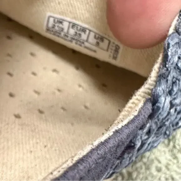 NEW Geox Modesty Blue Suede Textile Espadrille Flats, Size 5, MSRP $150 - Picture 12 of 12